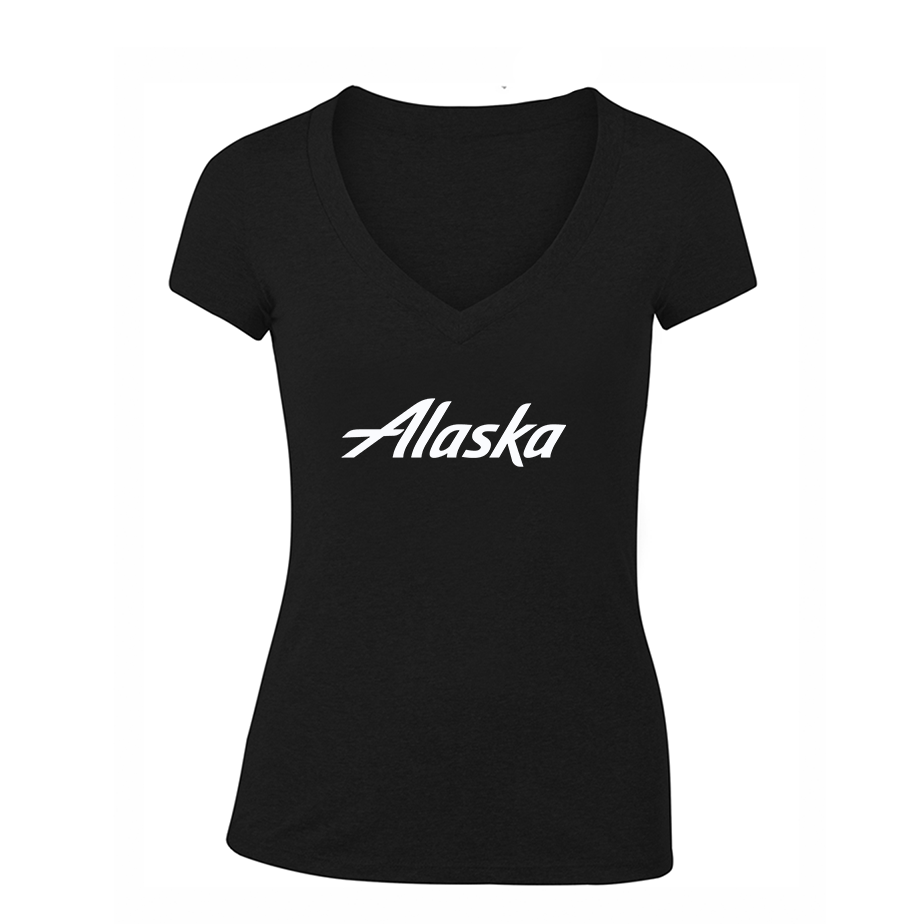 Women's Alaska Airline V-Neck T-Shirt