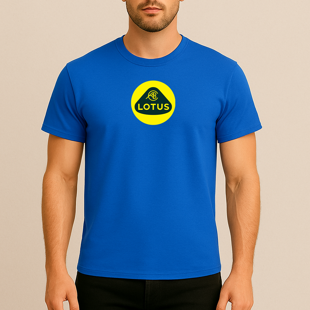 Men’s Lotus Car Cotton T-Shirt