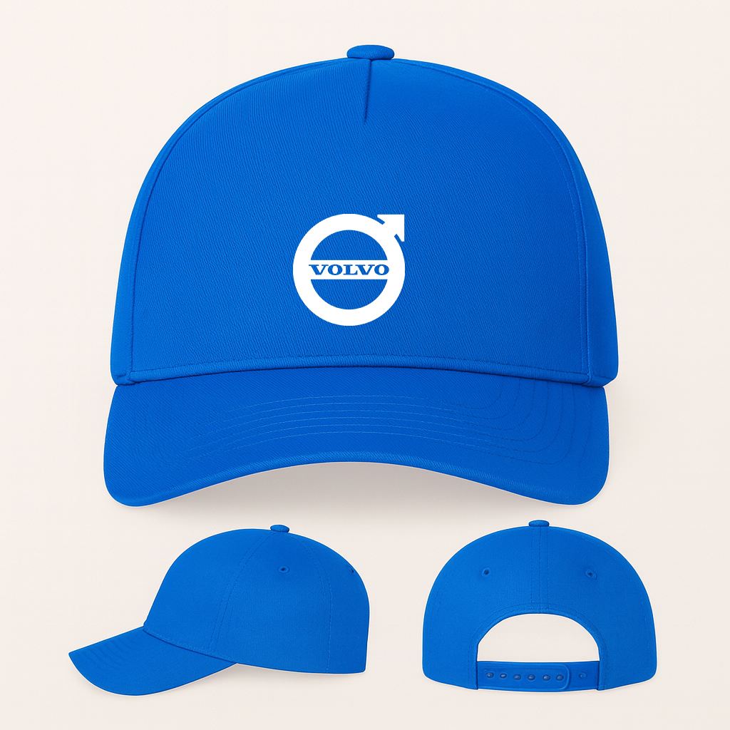 Volvo Car Five Panel Twill Snapback Cap
