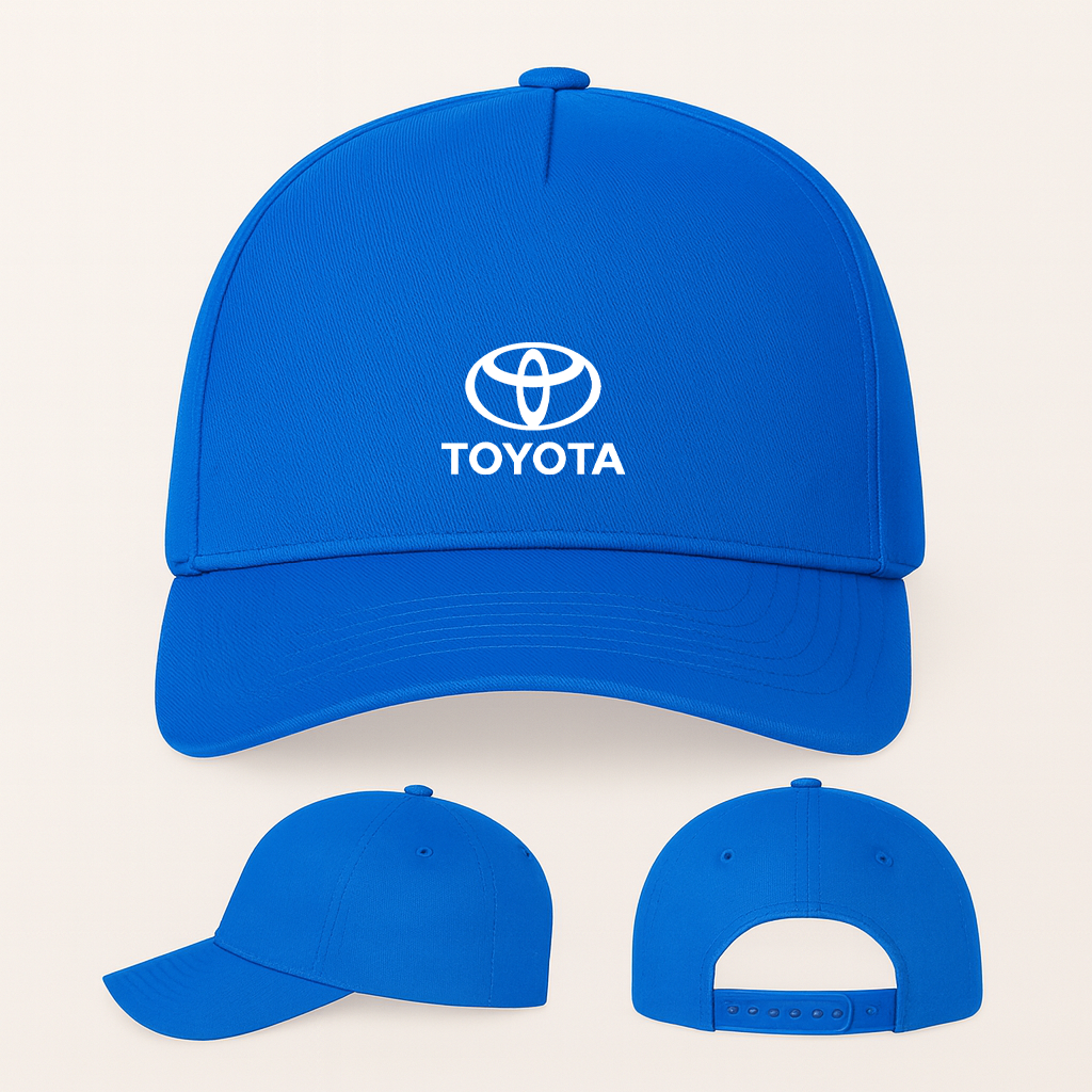 Toyota Car Five Panel Twill Snapback Cap