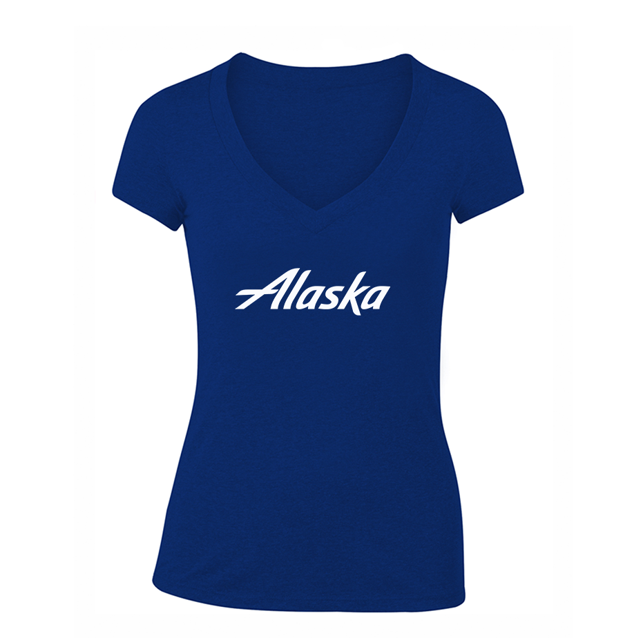 Women's Alaska Airline V-Neck T-Shirt