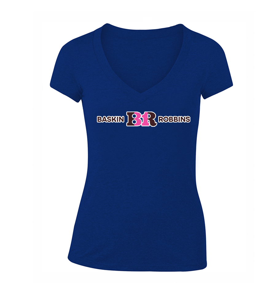 Women's Baskin-Rоbbins V-Neck T-Shirt