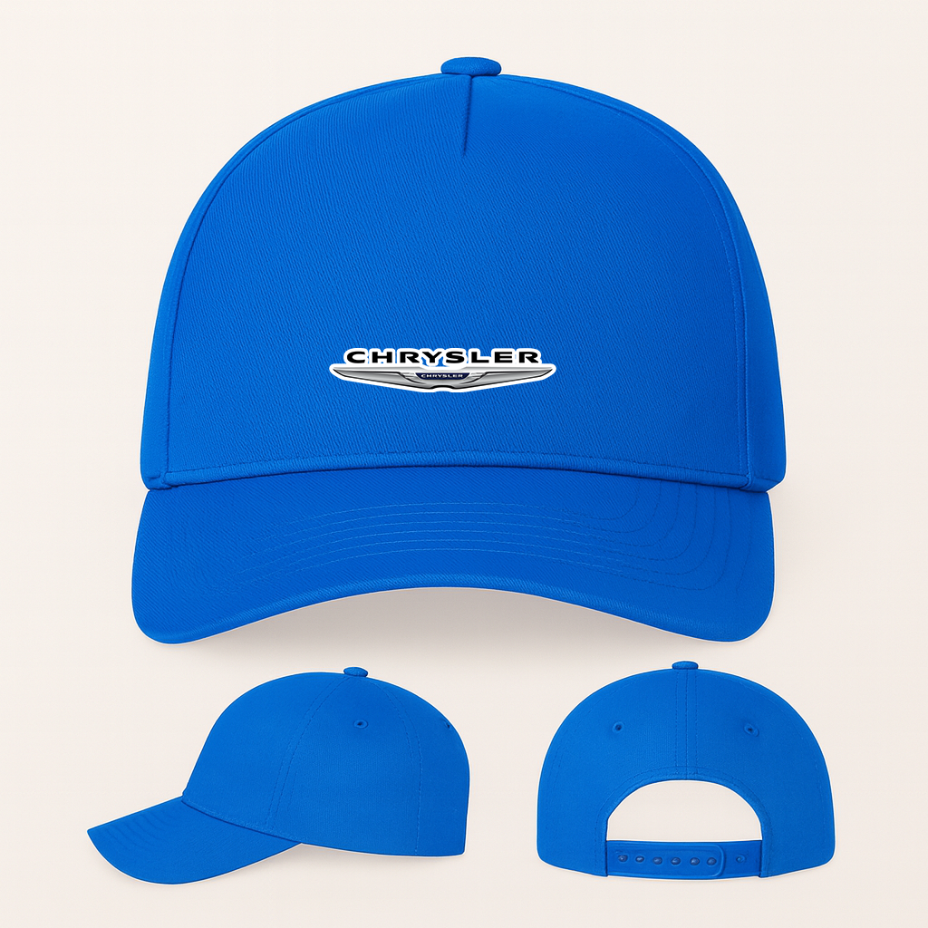 Chrysler Car Five Panel Twill Snapback Cap