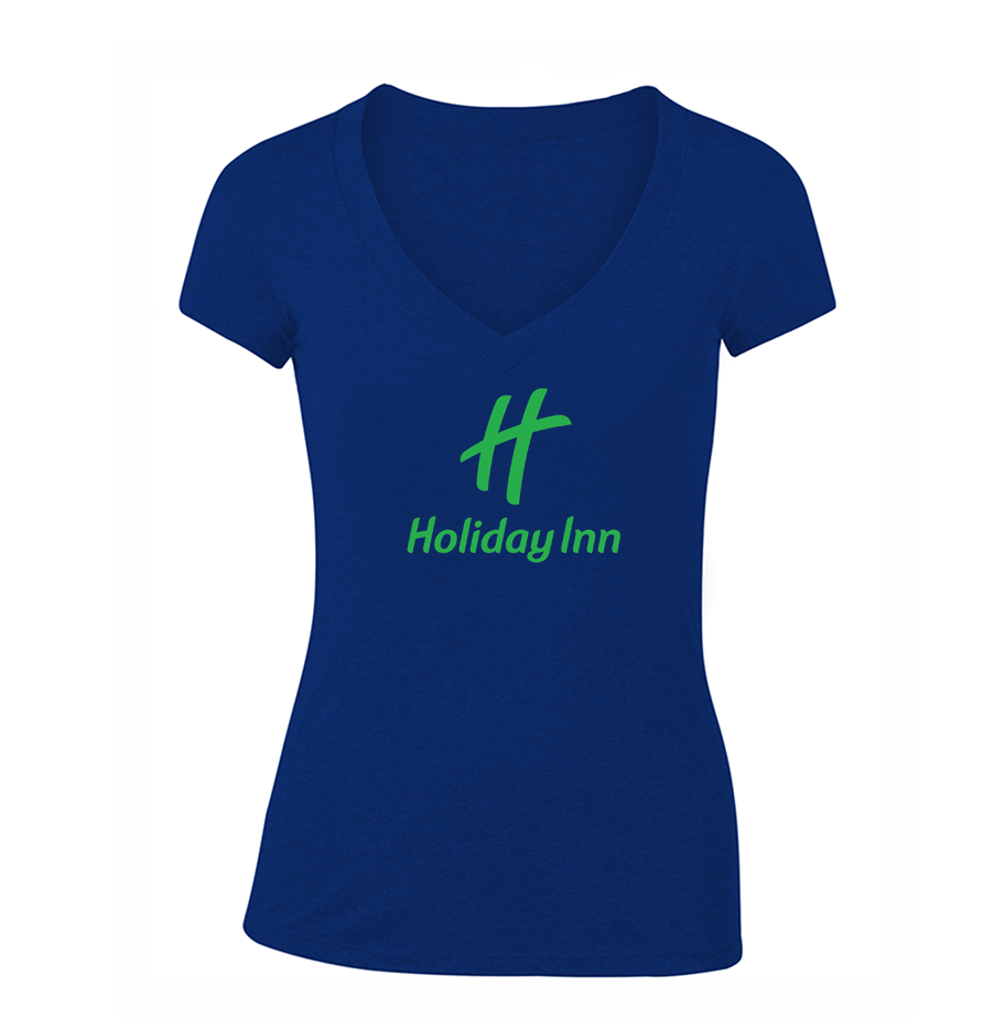 Women's Holiday Inn V-Neck T-Shirt