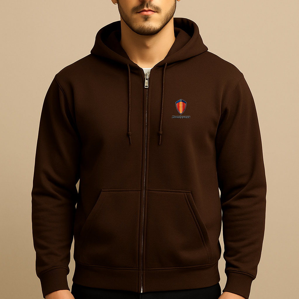 Men’s Koenigsegg Car Zipper Hoodie