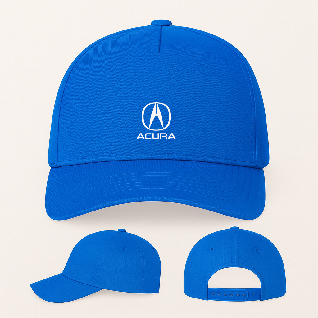 Acura Car Five Panel Twill Snapback Cap