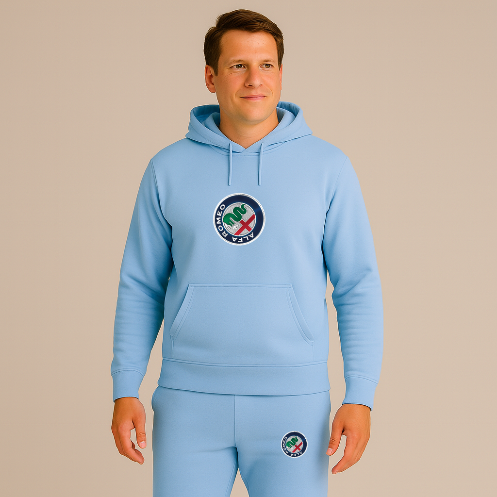 Men's Alfa Romeo Car Hoodie Joggers Set