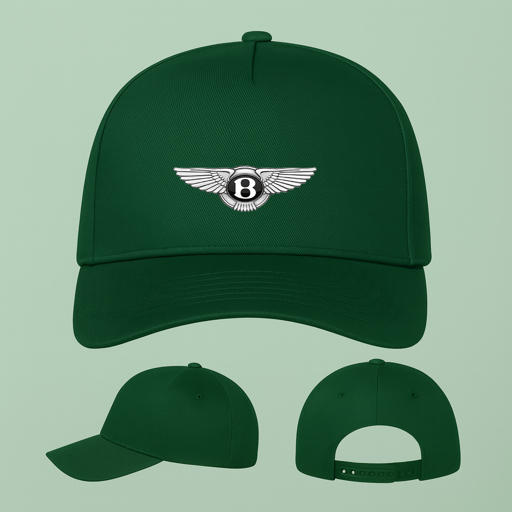 Bentley Car Five Panel Twill Snapback Cap
