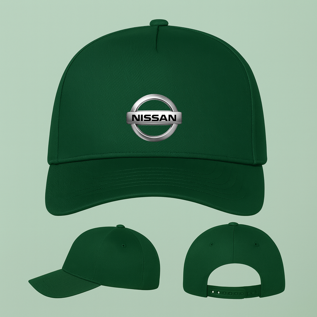 Nissan Car Five Panel Twill Snapback Cap