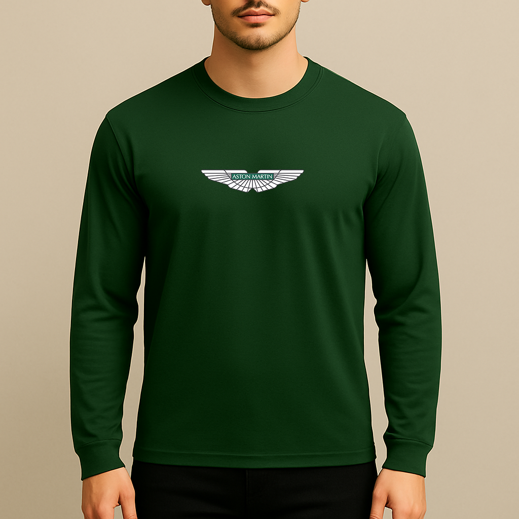 Men's Aston Martin Motorsports Car Long Sleeve T-Shirt