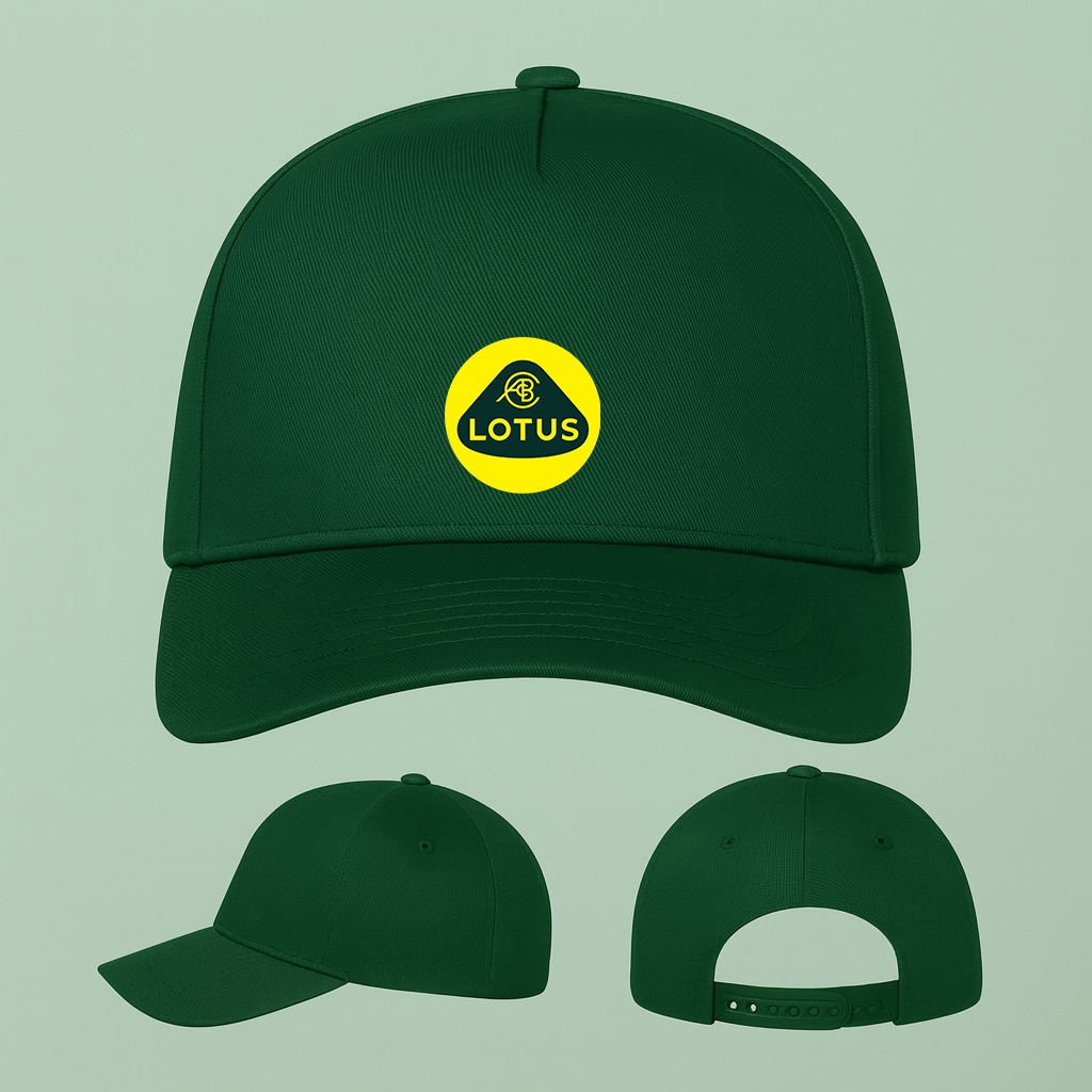 Lotus Car Five Panel Twill Snapback Cap