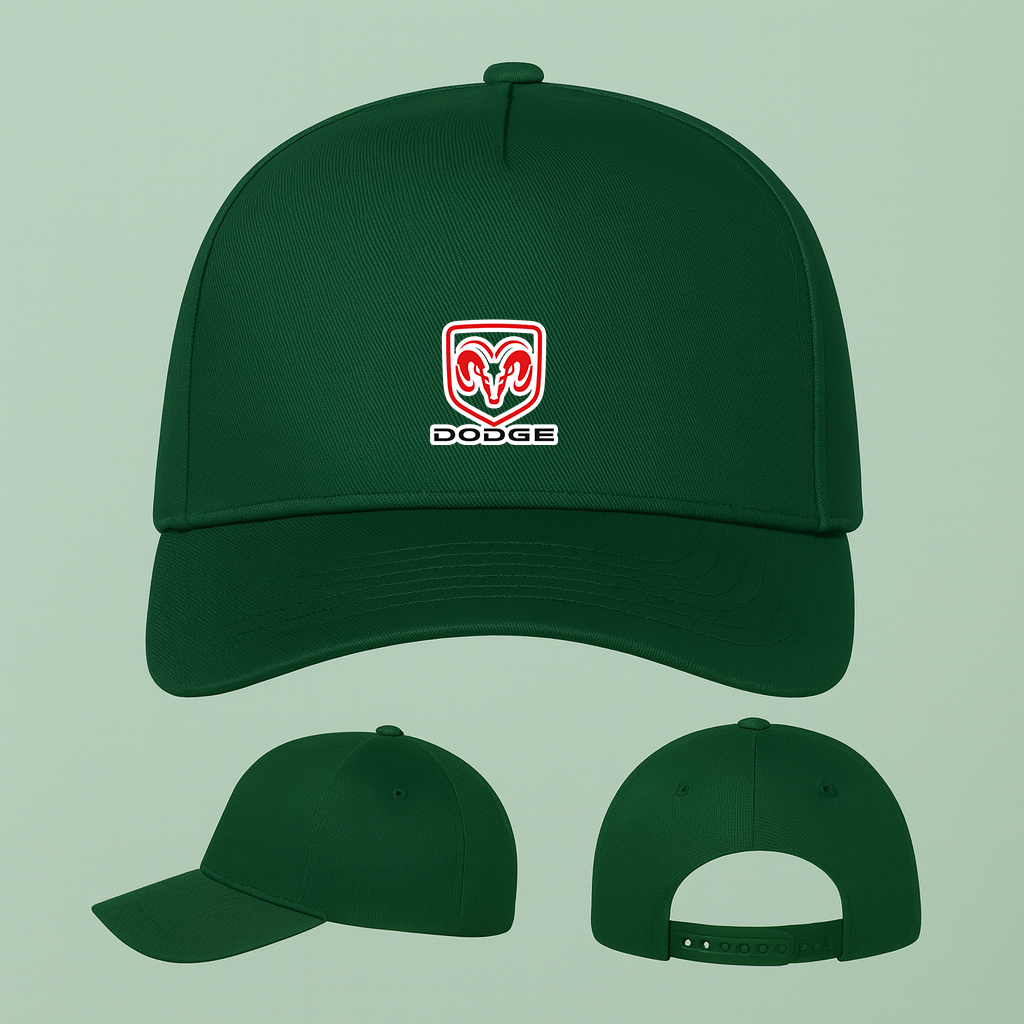 Dodge Car Five Panel Twill Snapback Cap