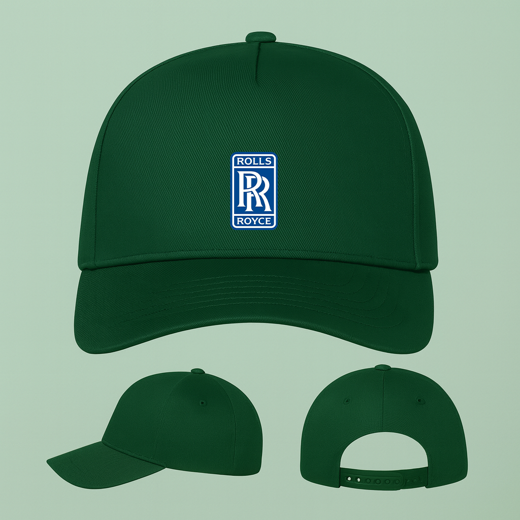 Rolls Royce Car Five Panel Twill Snapback Cap