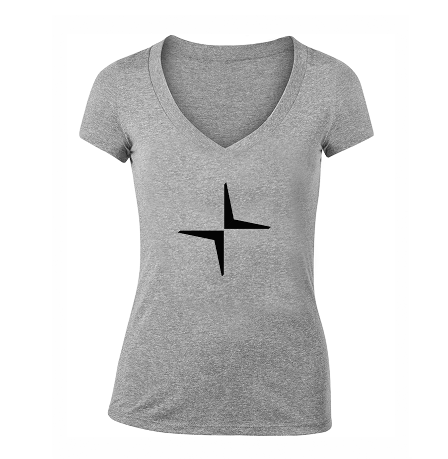 Women's Polestar Electric Car V-Neck T-Shirt