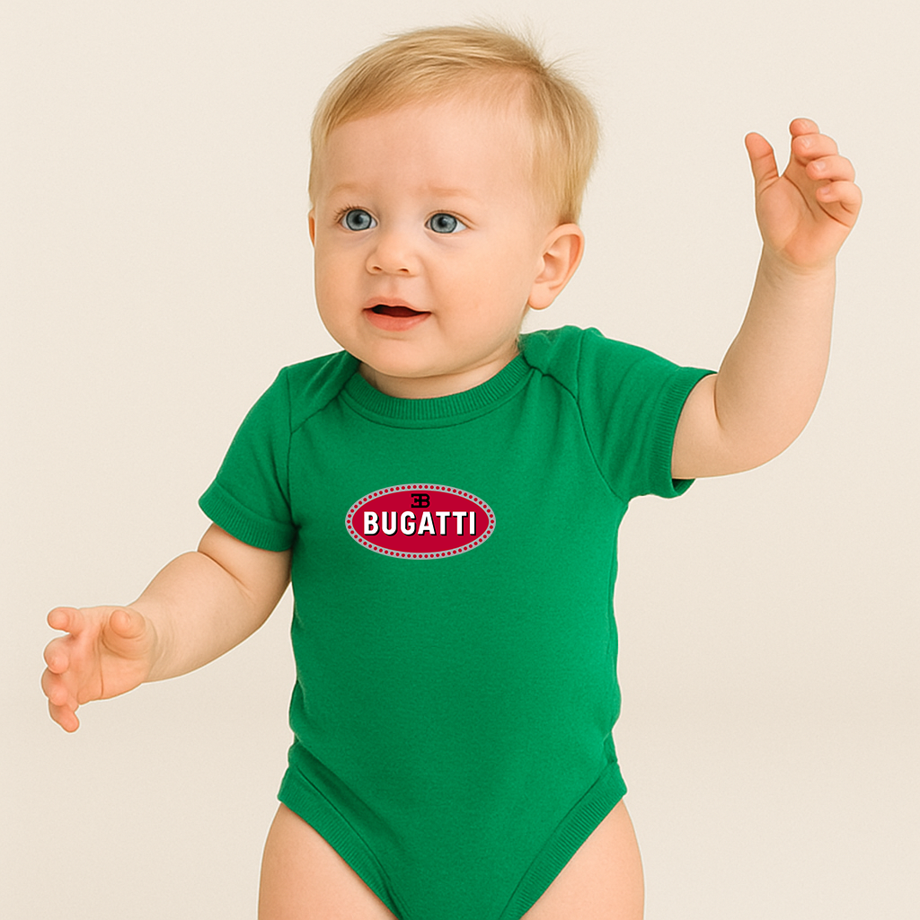 Bugatti Car Baby Romper Onesie