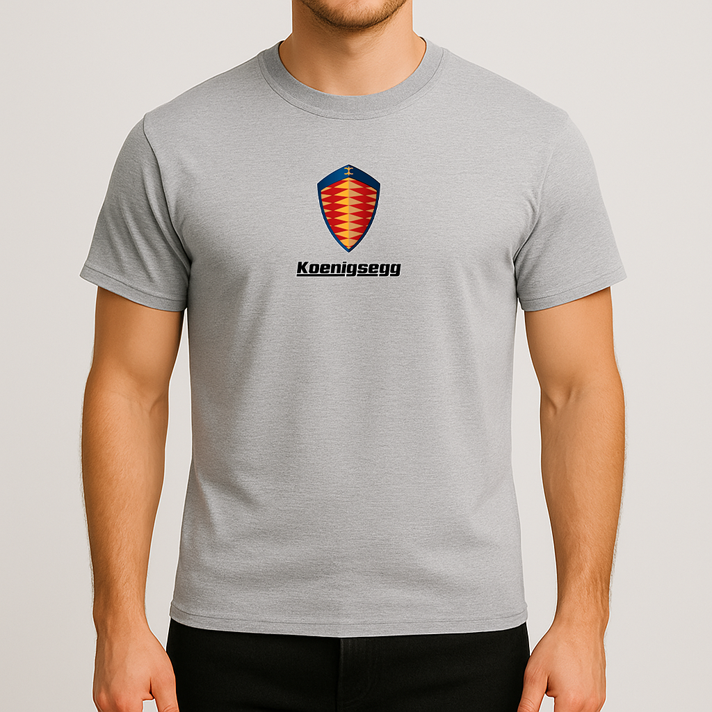 Men’s Koenigsegg Car Cotton T-Shirt