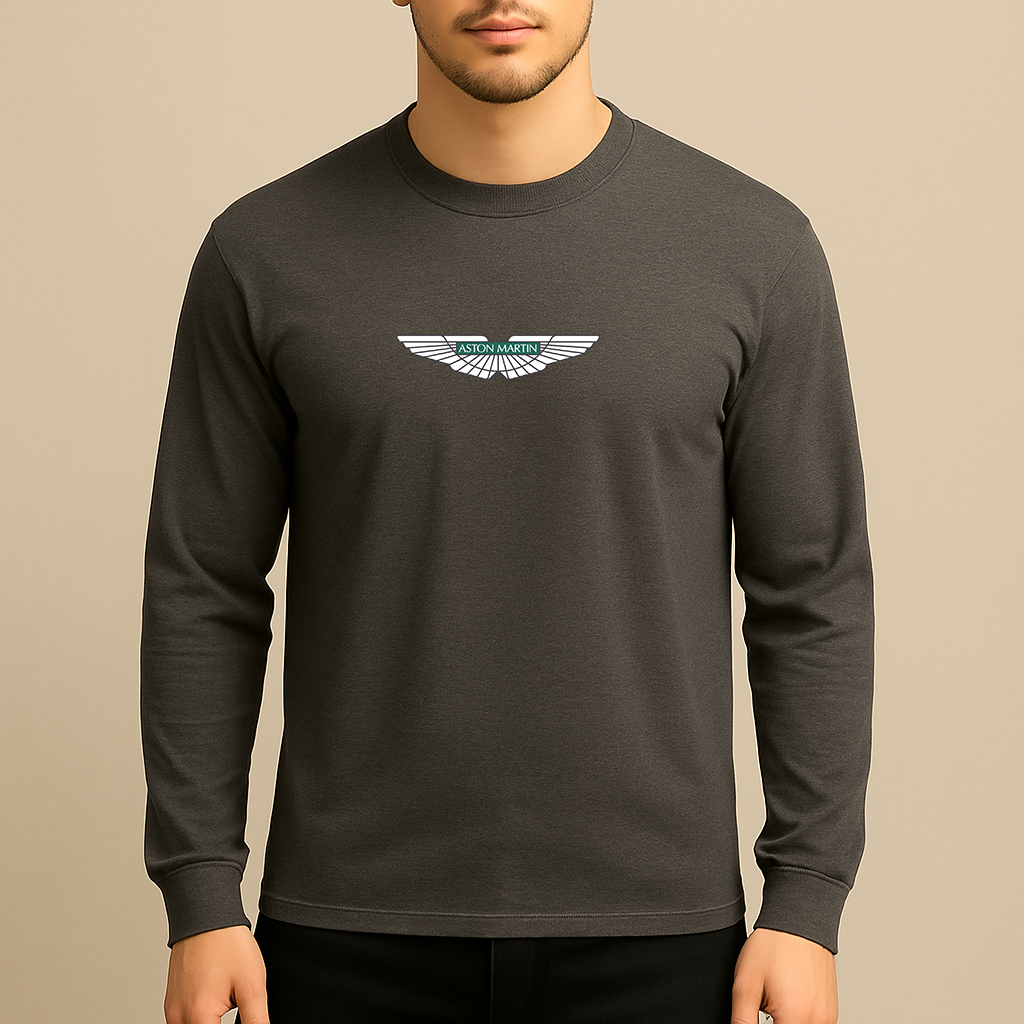 Men's Aston Martin Motorsports Car Long Sleeve T-Shirt