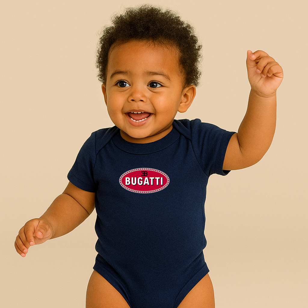 Bugatti Car Baby Romper Onesie