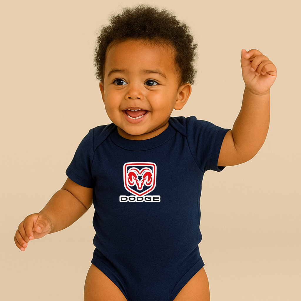 Dodge Car Baby Romper Onesie