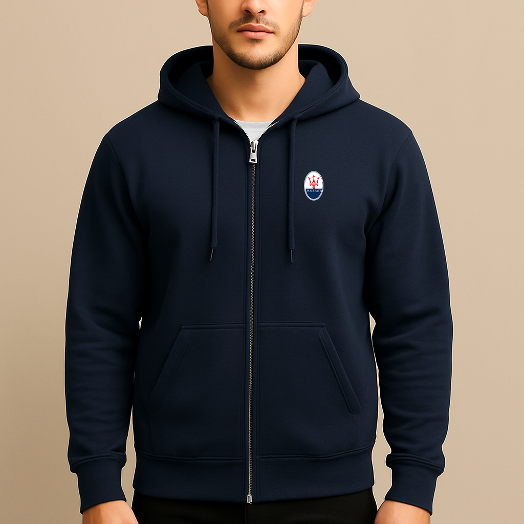 Men’s Maserati Car Zipper Hoodie