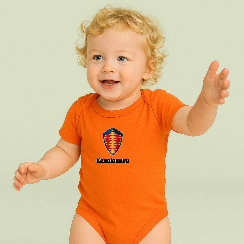 Koenigsegg Car Baby Romper Onesie