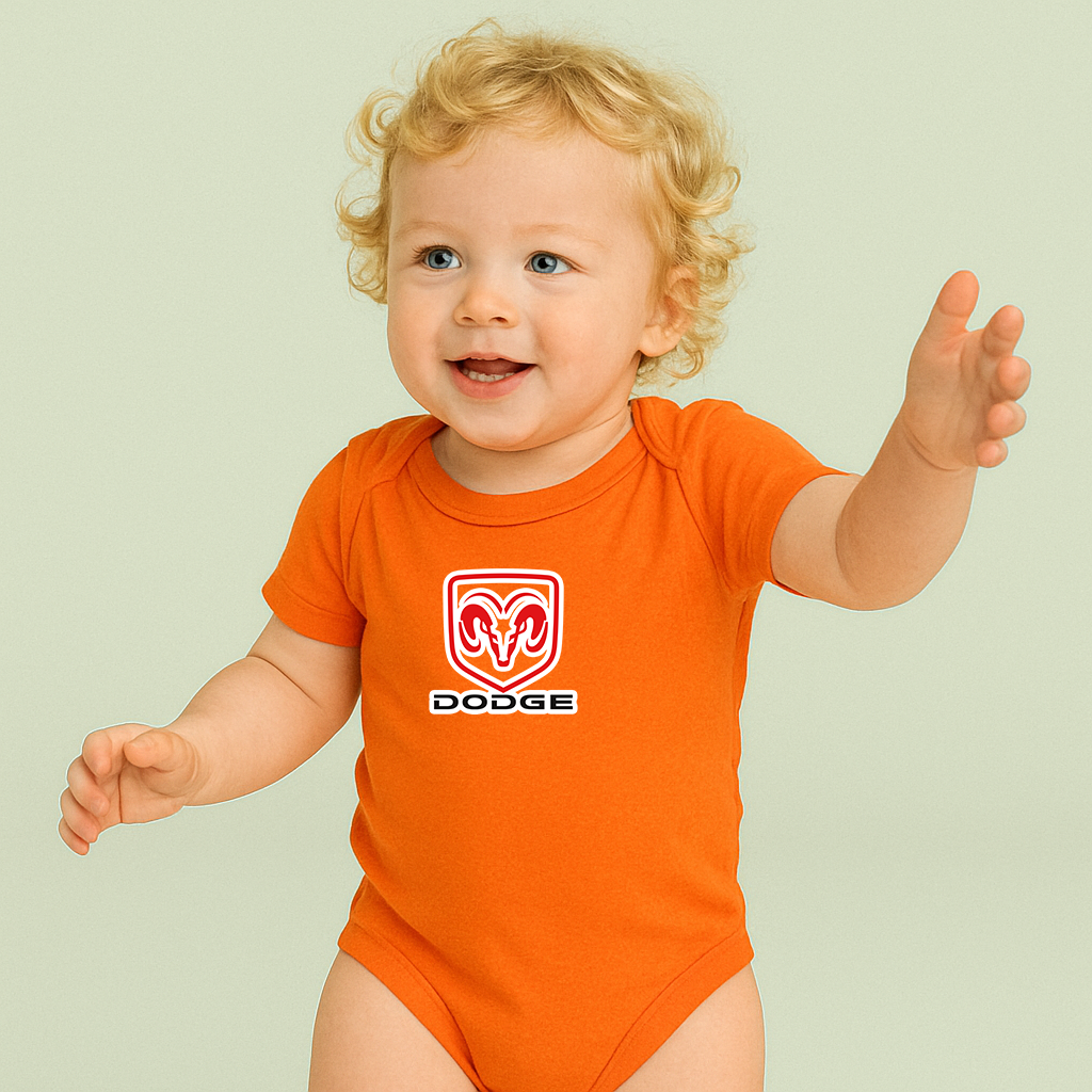 Dodge Car Baby Romper Onesie
