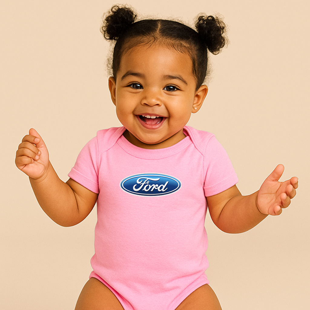 Ford Car Baby Romper Onesie