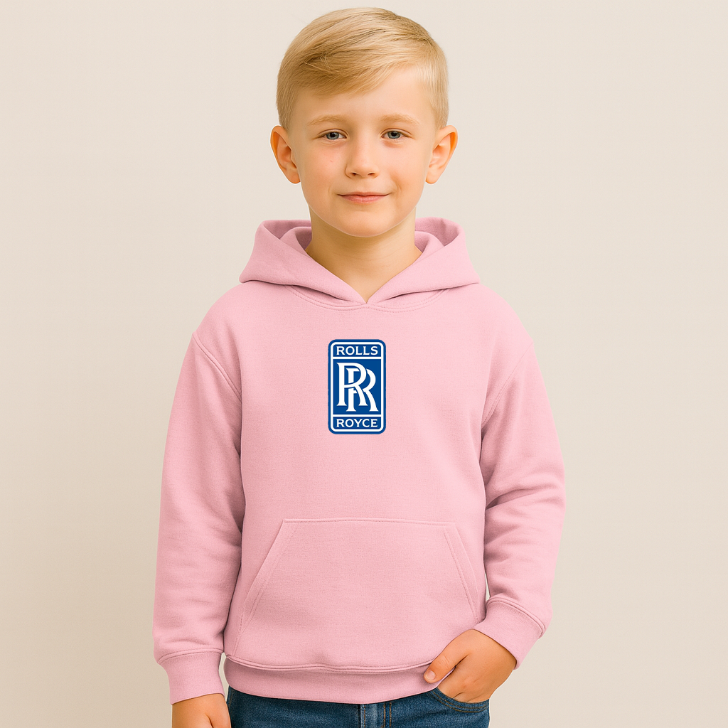Youth Kids Rolls Royce Car Pullover Hoodie