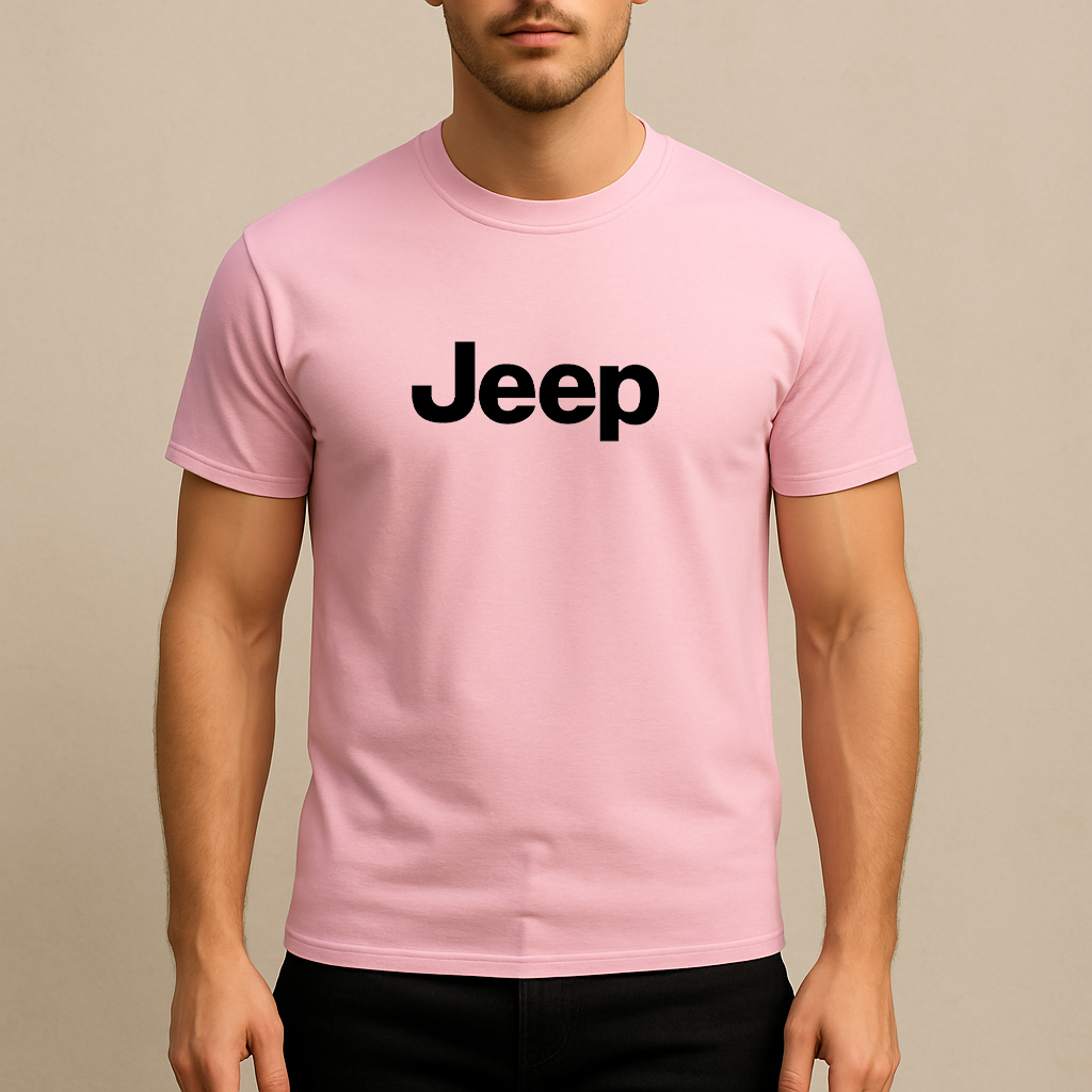 Men’s Jeep Car Cotton T-Shirt