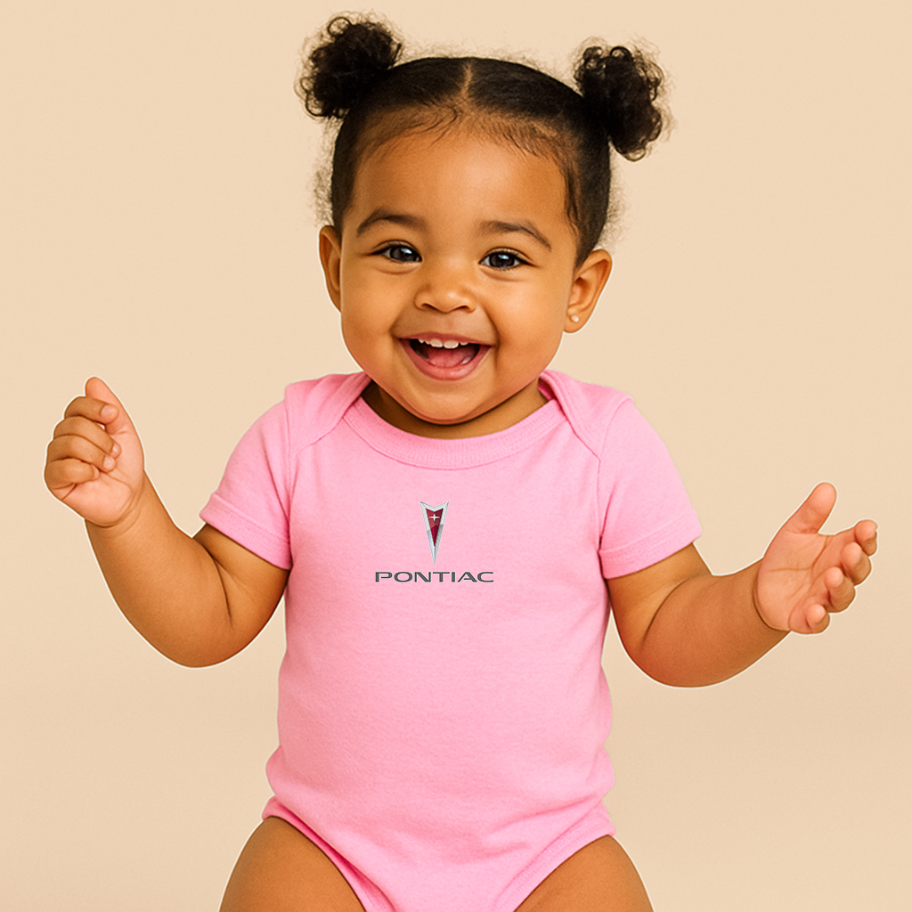 Pontiac Car Symbol Baby Romper Onesie