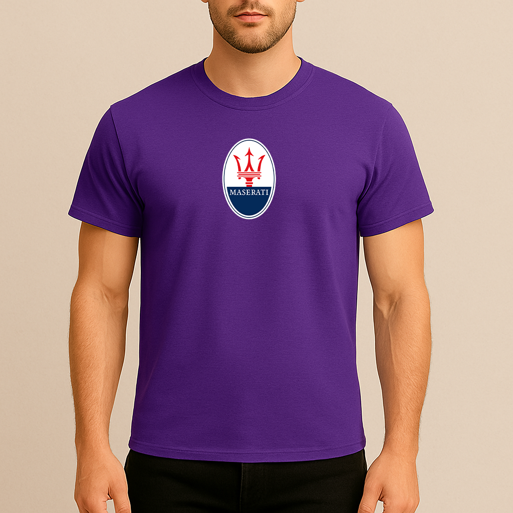 Men’s Maserati Car Cotton T-Shirt