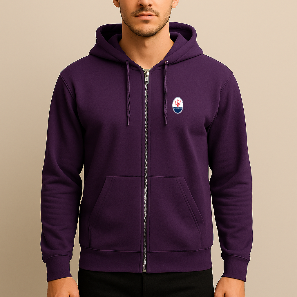 Men’s Maserati Car Zipper Hoodie