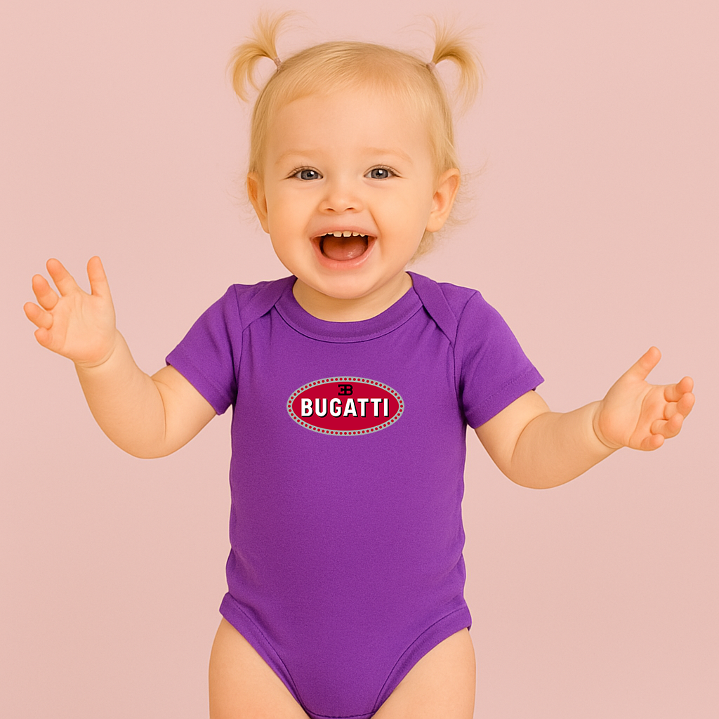 Bugatti Car Baby Romper Onesie