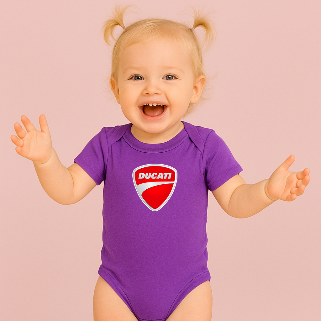Ducati Motorcycle Baby Romper Onesie