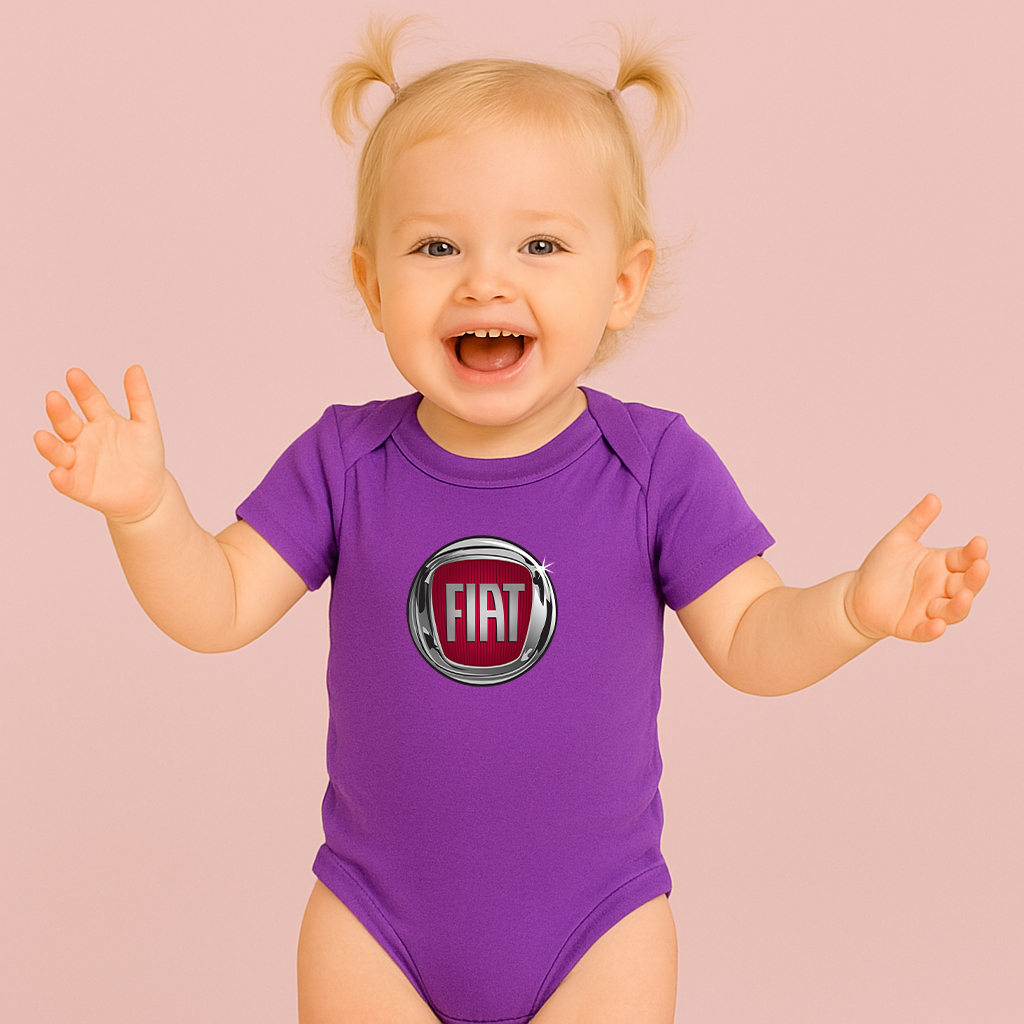 Fiat Car Baby Romper Onesie