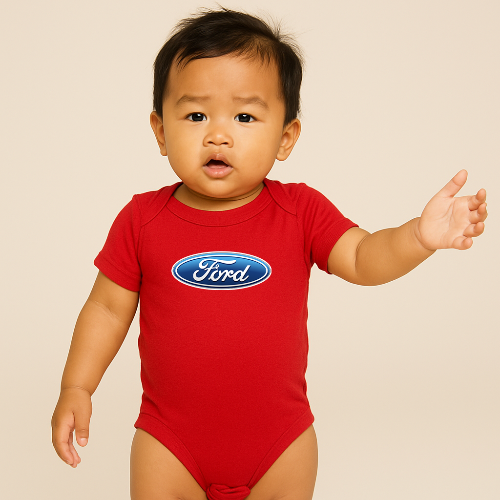 Ford Car Baby Romper Onesie