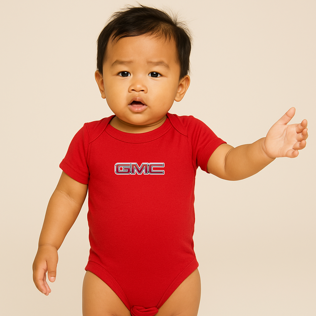 GMC Car Baby Romper Onesie