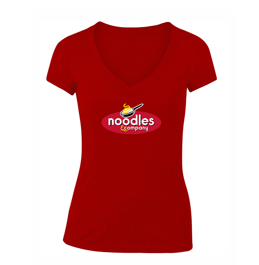 Women's Noodles & Company  V-Neck T-Shirt