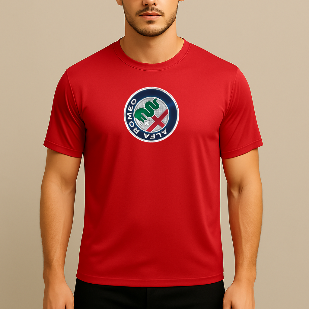 Men's Alfa Romeo Car Polyester T-Shirt