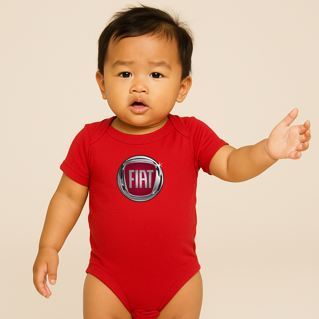 Fiat Car Baby Romper Onesie