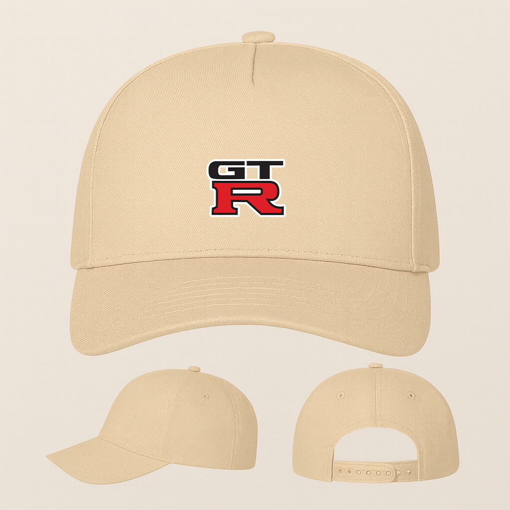 GTR Car Five Panel Twill Snapback Cap