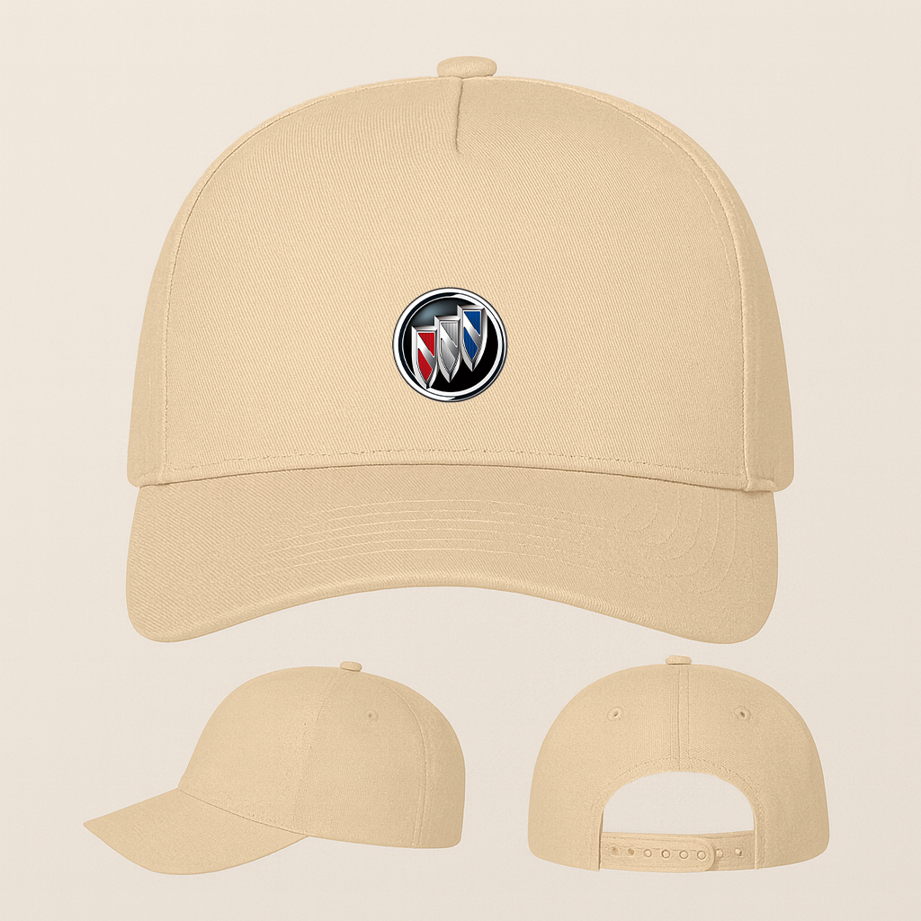 Buick Car Five Panel Twill Snapback Cap