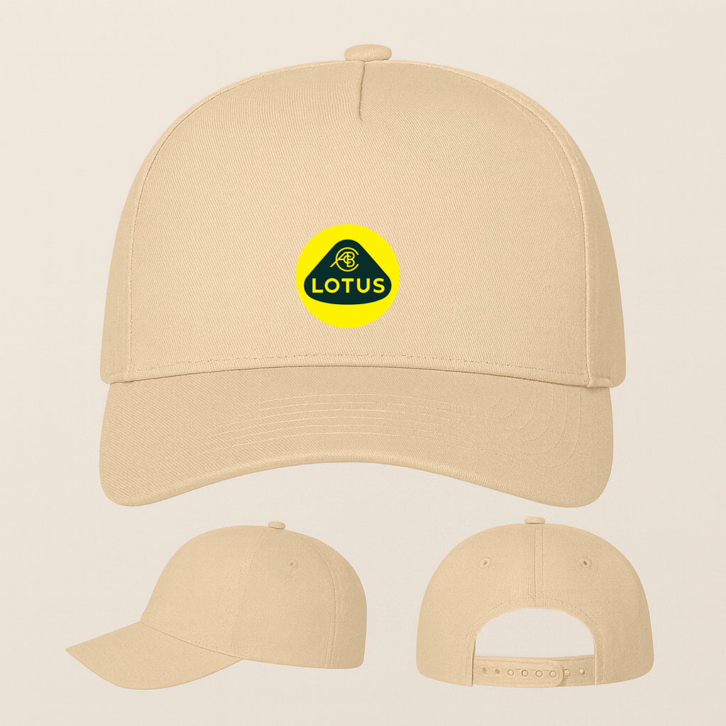Lotus Car Five Panel Twill Snapback Cap