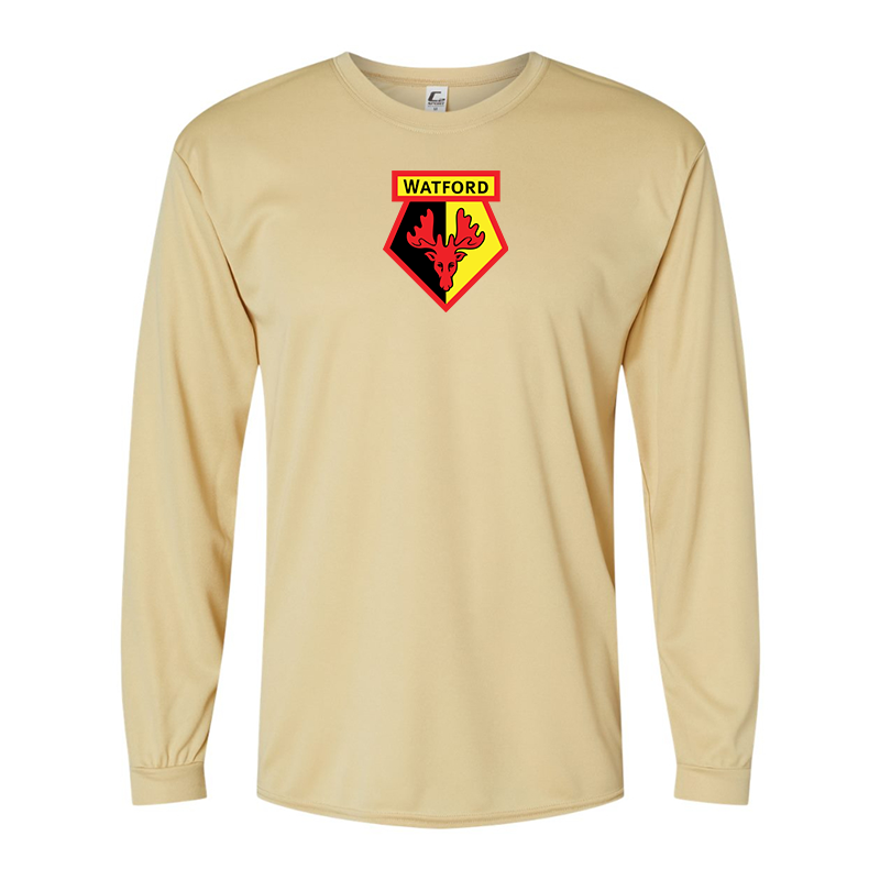 Men's Watford Soccer Performance Long Sleeve T-Shirt