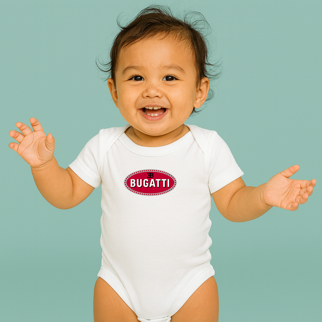 Bugatti Car Baby Romper Onesie