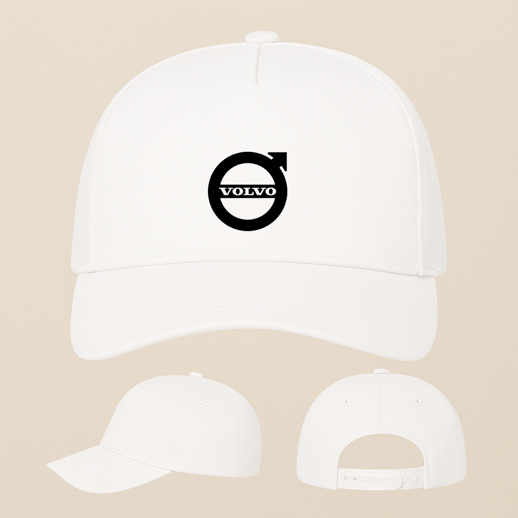 Volvo Car Five Panel Twill Snapback Cap