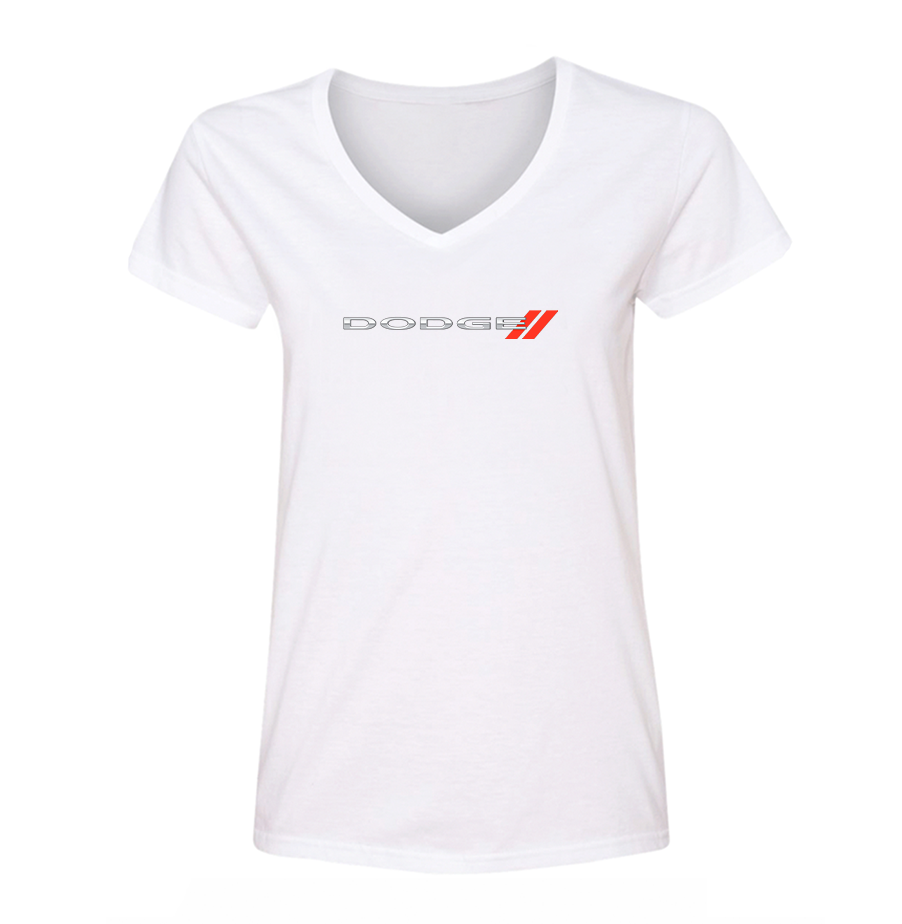 Women's Dodge Car  V-Neck T-Shirt