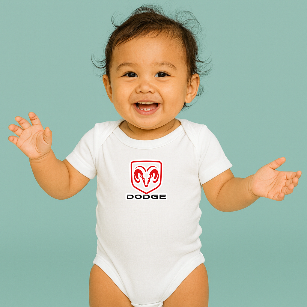 Dodge Car Baby Romper Onesie