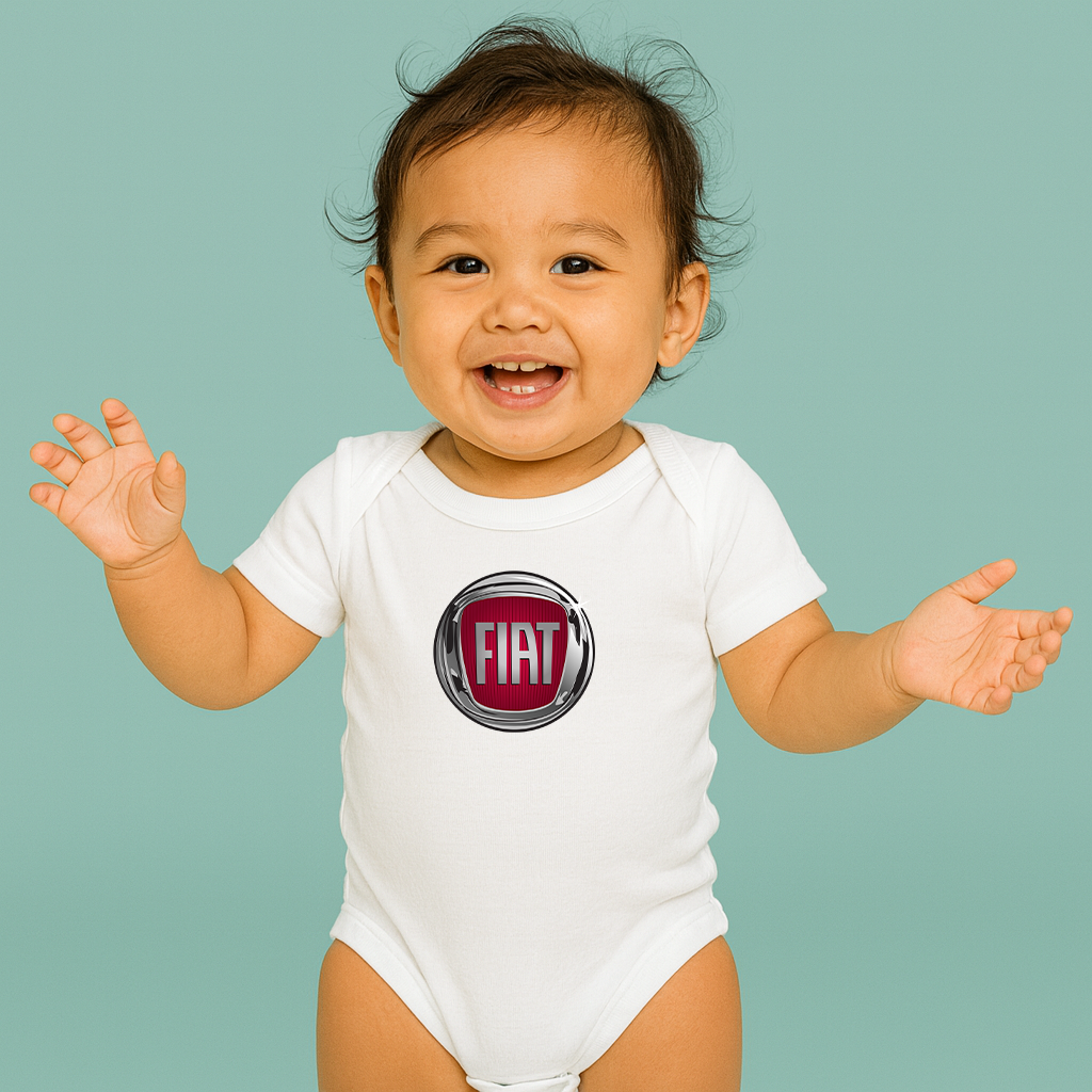 Fiat Car Baby Romper Onesie