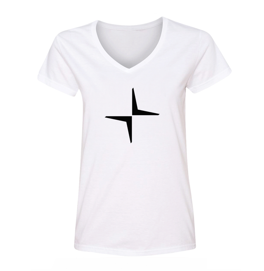 Women's Polestar Electric Car V-Neck T-Shirt